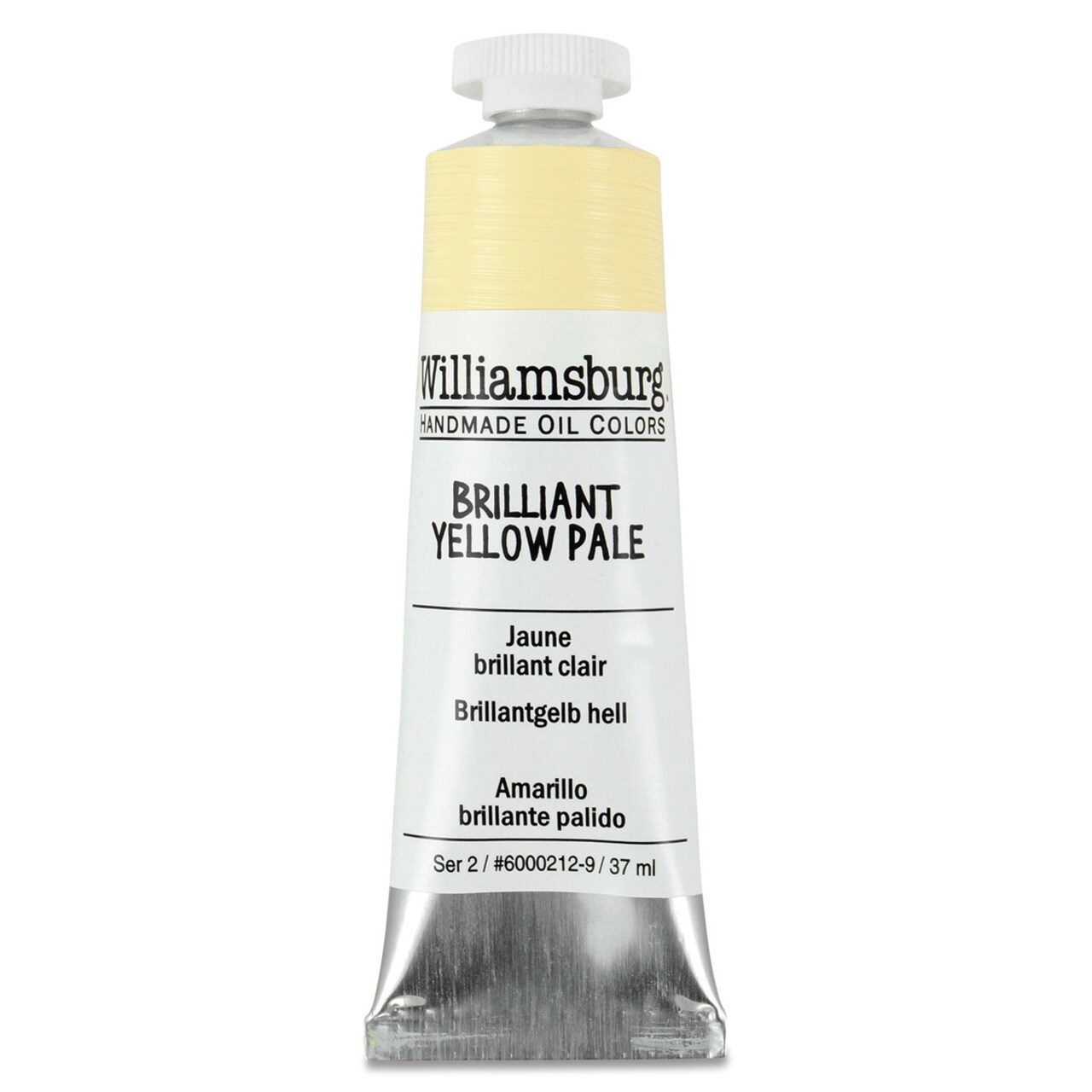 Williamsburg Handmade Oil Paint - Brilliant Yellow Pale, 37 ml tube